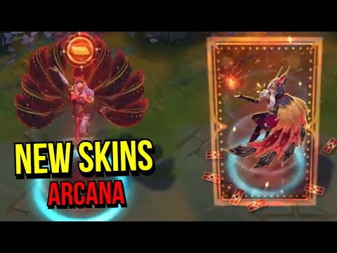 ALL NEW SKINS Ahri, Xayah, Rakan, Hecarim, Ryze - Arcana | League of Legends