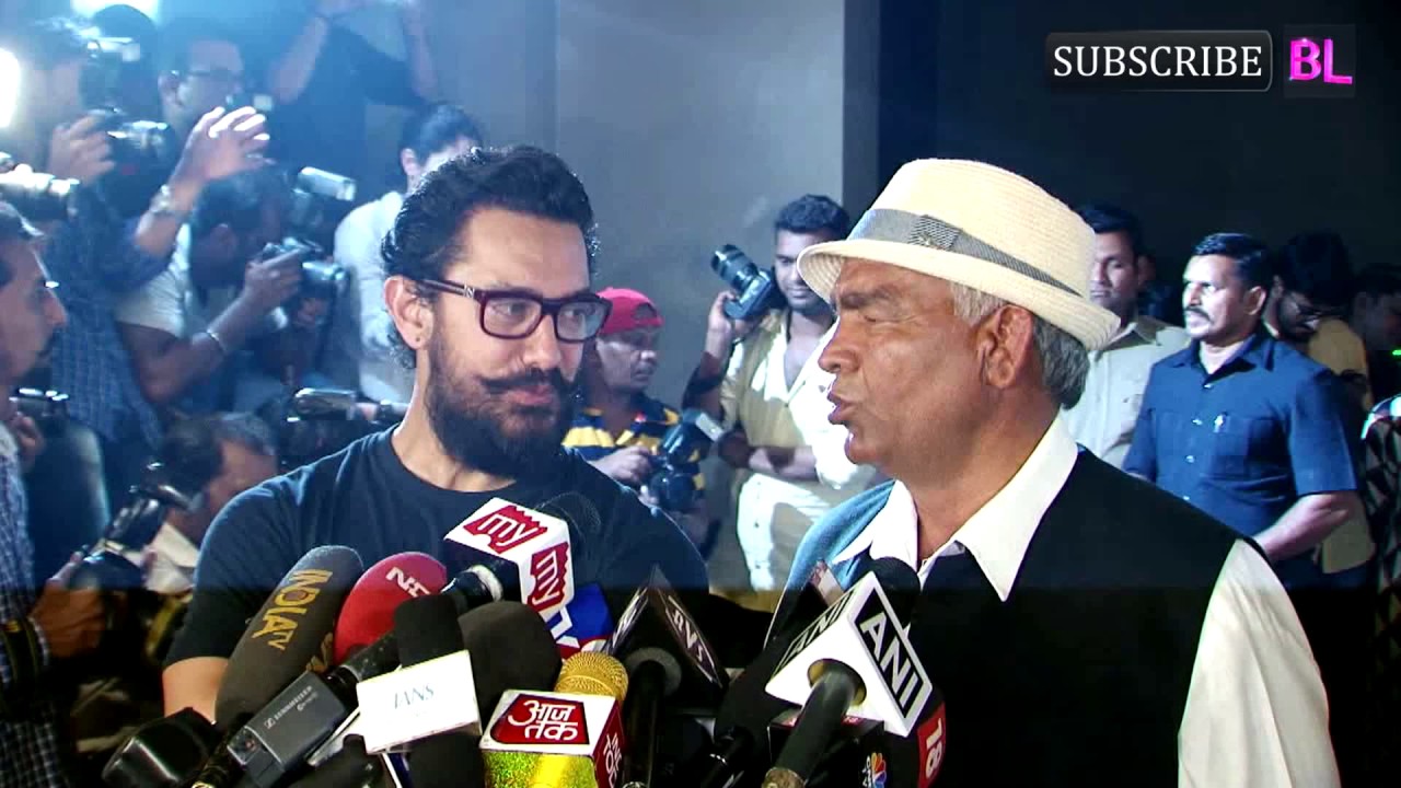 Aamir Khan and Wrestler Mahavir Singh Phogat | Dangal Movie | Special ...
