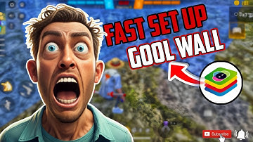 Fast Sit-Up Gloo Wall Macro🔥 Using BLUESTACKS 5 IN PC| Free Fire Secret Trick 😱💥
