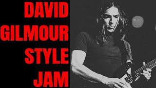 Video thumbnail of "David Gilmour Style No Way Jam Guitar Backing Track (D Minor)"