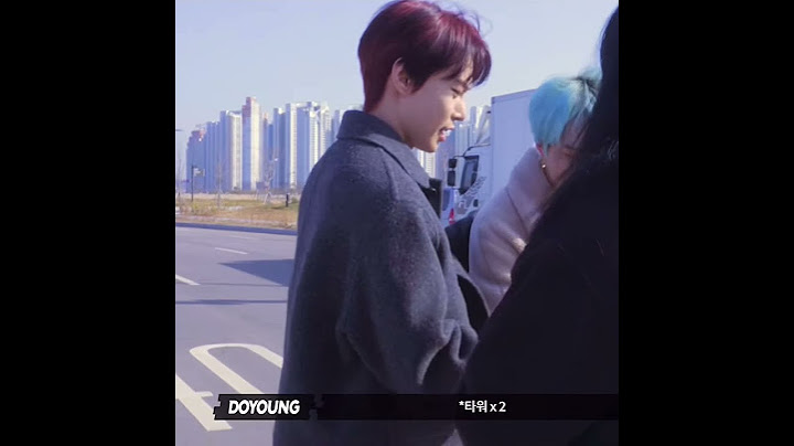 [nct 도영/정우] 사부작즈. 김정우 웃는거 현기증나 넘좋아