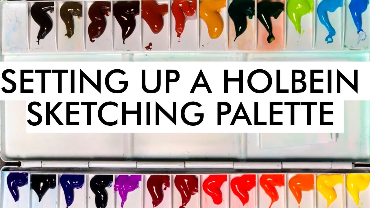 How to Set Up a Watercolor Palette