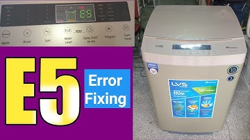 Dawlance Automatic Washing Machine E5 Error Solve | General Electronics HVAC