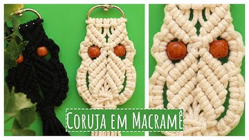 🦉🔑 Chaveiro de Coruja em Macramê – Faça Você Mesmo!