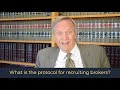 Attorney Robert Pearce explains, What is the protocol for recruiting brokers? Make Contact: For more information, please visit https://www.secatty.com/ or call (561) 338-0037 to arrange a complimentary consultation to discuss...