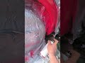 Нанесение слоя краски