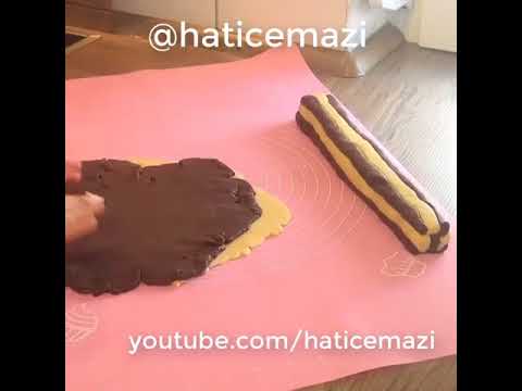 “Harika bi tarif👌🏼 @haticemazi 😉 Iki renkli kurabiye tarifi Malzemeler 250 gr yumusak tereyagi ya