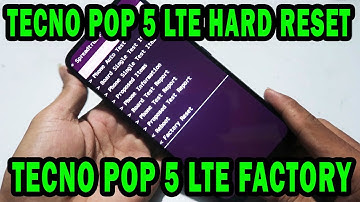 Here is a simple way to hard reset Tecno Pop 5 Lte.I have a slow system problem