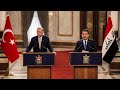 Le prsident turc erdogan effectue une visite en irak