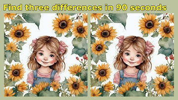 Quick Observation Challenge: Find 3 Differences in 90 Seconds | Task #111