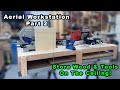 Aerial Workbench &amp; Wood Storage Part 2 - Modifying An Electric Lift from Auxx-Lift.com