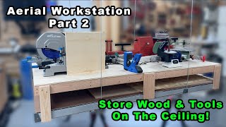 Aerial Workbench Wood Storage Part 2 - Modifying An Electric Lift From Auxx-Liftcom