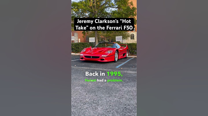 Jeremy Clarkson on the Ferrari F50 #Shorts