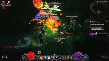 Diablo 3: 2.4 PTR Wizard - just leveling gems in some 55s