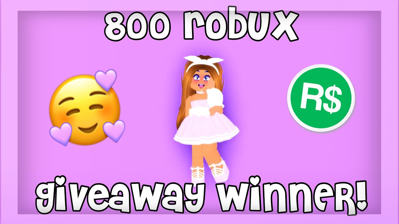 Roblox Giveaway Winners - 1000 robux giveaway winners