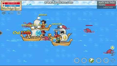 Skill biển Kiếm Khách và Hoa Tiêu LV 11