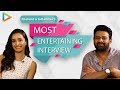 EXCLUSIVE SAAHO INTERVIEW with Prabhas & Shraddha | EPIC Quiz & Rapid Fire | SRK | Fan Questions