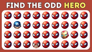 Find the odd Emoji Out  Superheroes Edition | 25 Easy, Medium, Hard Levels