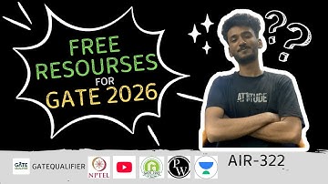 GATE 2026 Preparation Without Coaching | Best Free Resources, Notes, PYQs & Test Series