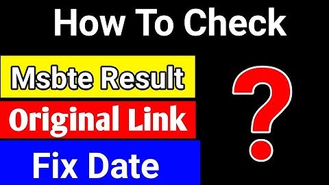 MSBTE Summer Semester Result Confirmed Date | Result Link | MSBTE DIPLOMA RESULT | MSBTE NEW UPDATE