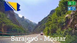 Bosnia: Sarajevo - Mostar  (Autoput A1) M-17