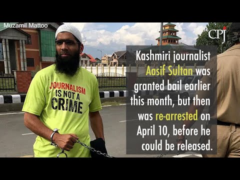 Journalist Aasif Sultan re-arrested in Kashmir