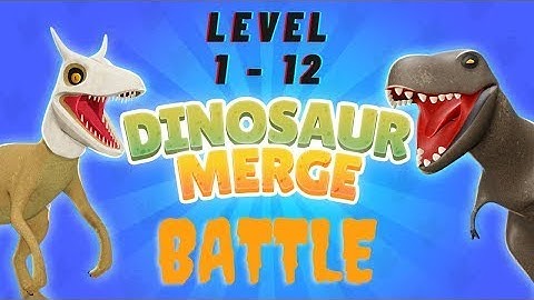Dinosaur Merge Battle Level 1 - 21 android gameplay NO HACKS