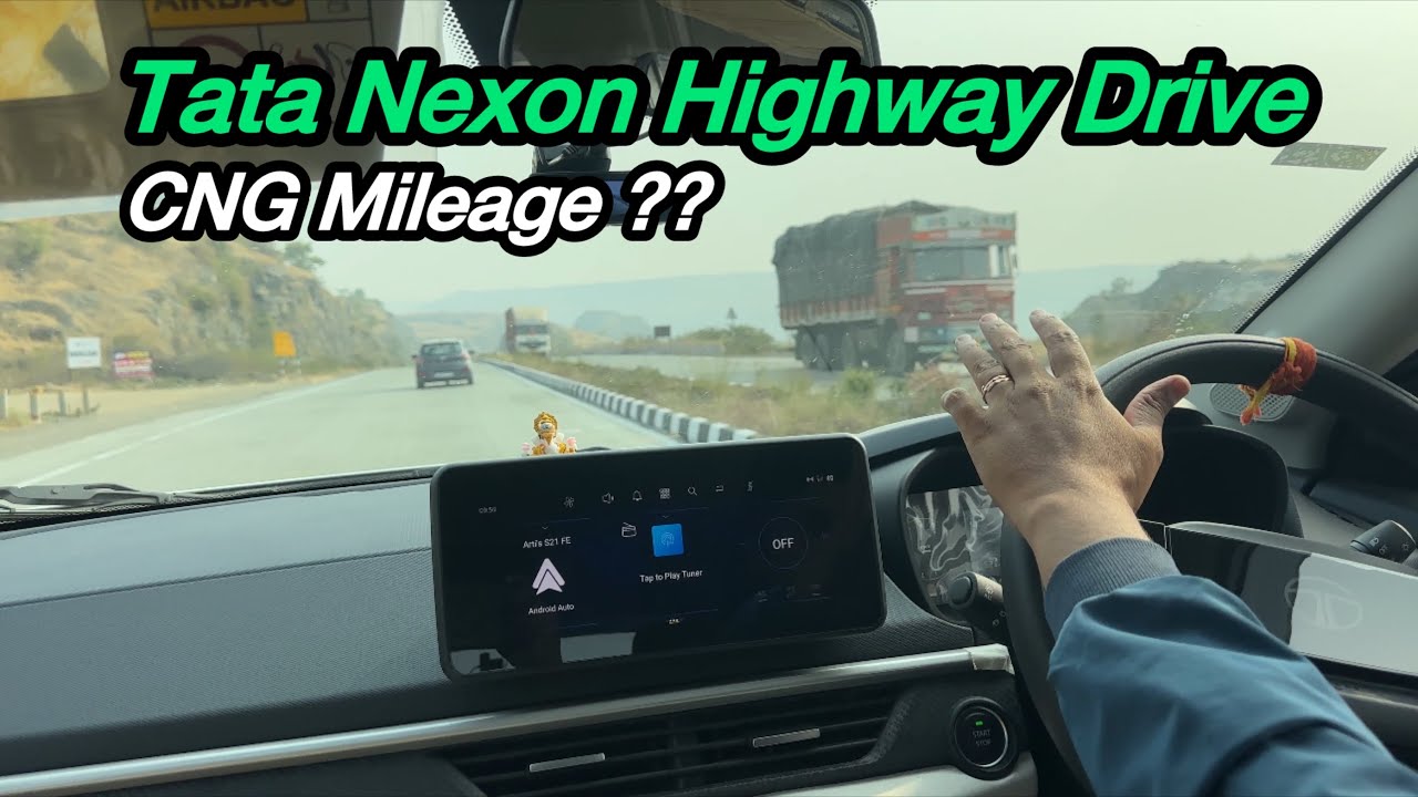 Tata nexon creative plus s CNG city highway drive experience 😱 