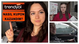 TRENDYOL’DAN NASIL İNDİRİM KUPONU KAZANILIRZORLA EVLENDİRİLDİK️MAKYAJ ORGANİZERİGÜNLÜK VLOG