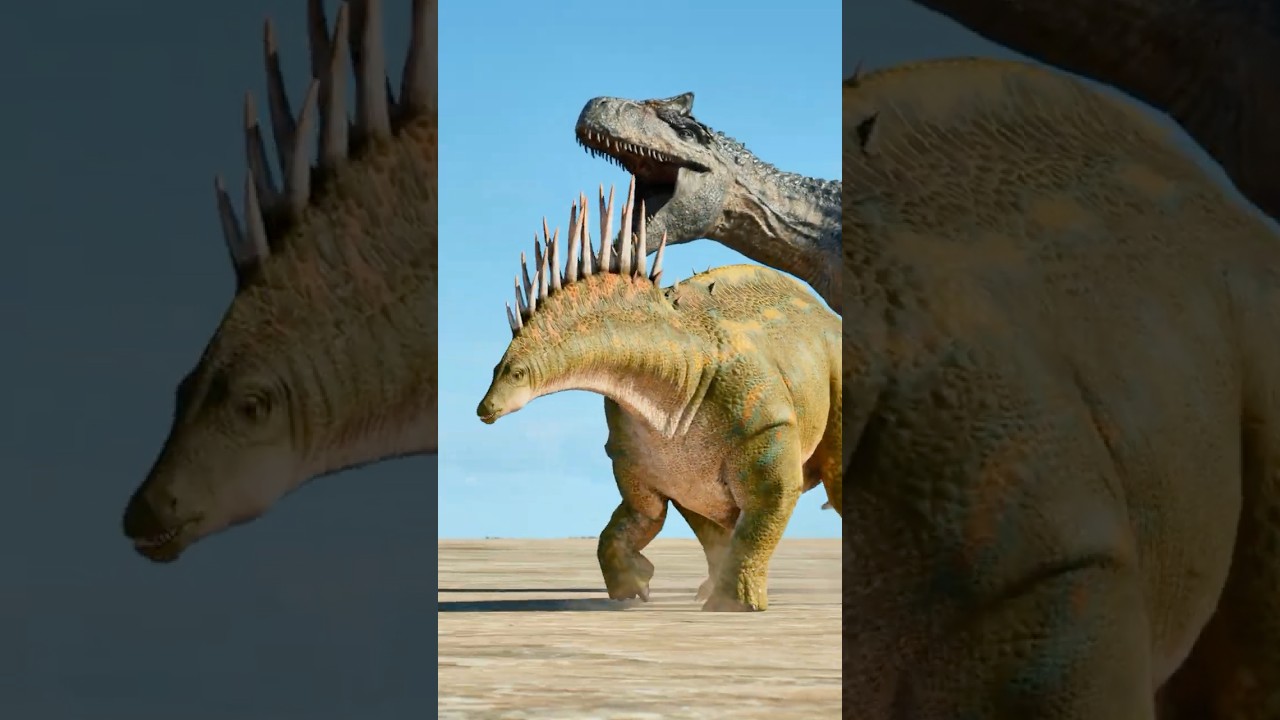 【弱肉強食】アロサウルスがアマルガサウルスの親子を破壊してしまった.../Allosaurus destroyed a mother and baby Amargasaurus...