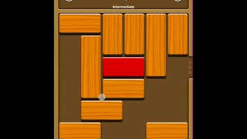 Unblock me free solutions intermediate level 75 ( android and ios app solutions all levels )