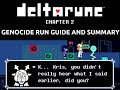 Deltarune chapter 2  genocideweird route guide and summary