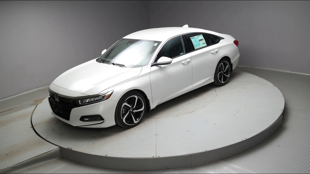 2018 Platinum White Pearl Honda Accord Sedan #J072 - YouTube