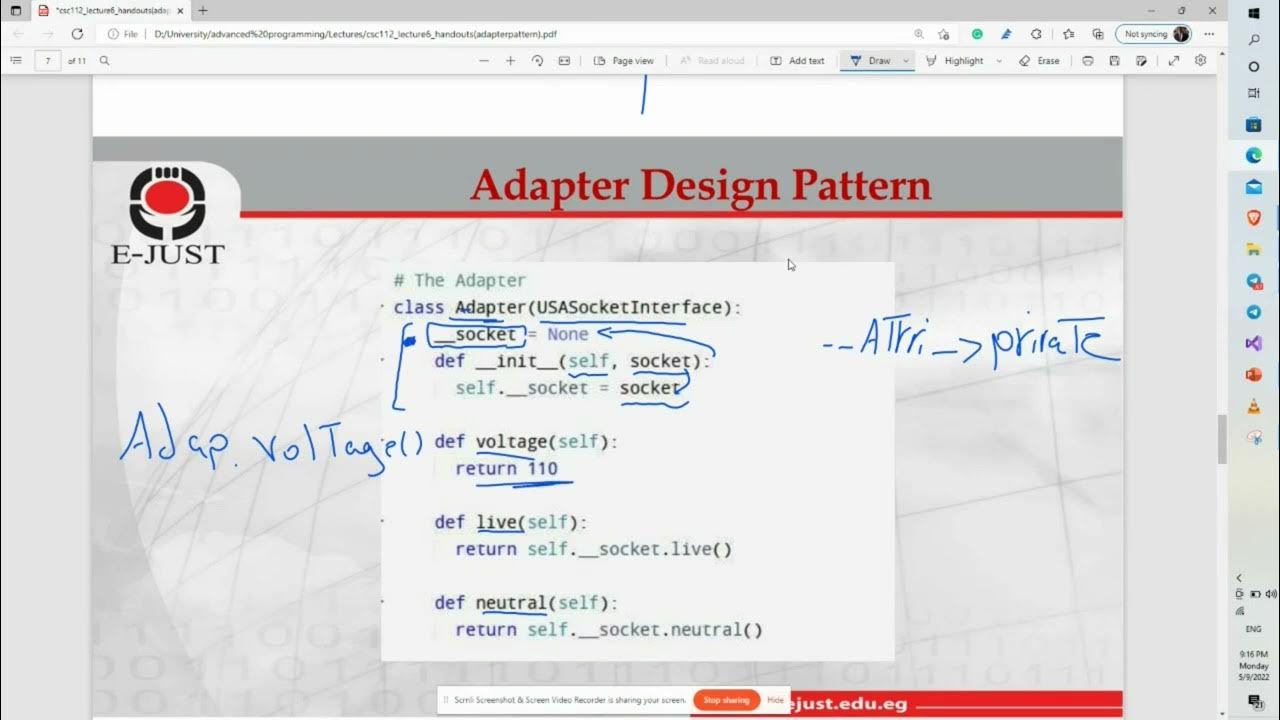 adapter design pattern python - YouTube