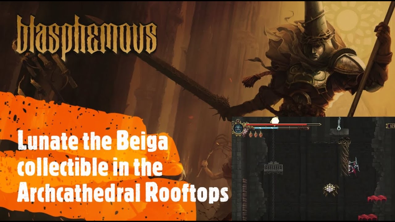 Archcathedral Rooftops Blasphemous [Lunate of Beiga collectible in the Archcathedral Rooftops ...