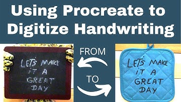 Digitize Handwriting with Procreate