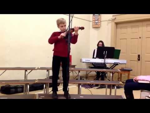 Christmas Violin Medley - David Russell 8yrs old