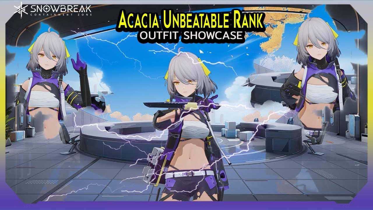 Snowbreak Containment Zone - Acacia Unbeatable Rank Outfit Showcase