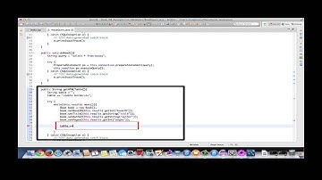 MVC Database Example -  Read Use Case