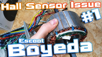 Escoot Problem 🛴 Motor Twitch / Not work 💥 How to fix damaged Hall Sensor 🛠 Part 1 "90$ Less " 🤦‍♂️