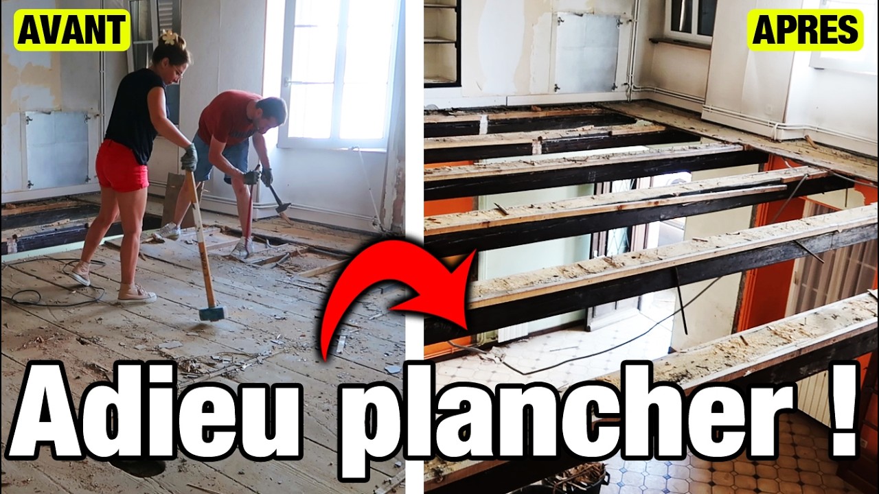DÉMOLIR UN VIEUX PLANCHER BOIS (Rénovation Maison épisode 4) YouTube — free download