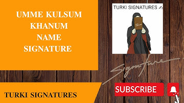 𝙐𝙈𝙈𝙀 𝙆𝙐𝙇𝙎𝙐𝙈 𝙆𝙃𝘼𝙉𝙐𝙈 Name signature🖋.