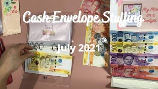 Cash Envelope Stuffing | July 2021 Paycheck 2 | Low Income | Philippines