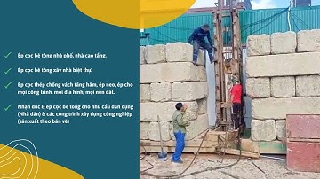 Quy trình thi công ép cọc bê tông Nghệ An, Hà Tĩnh