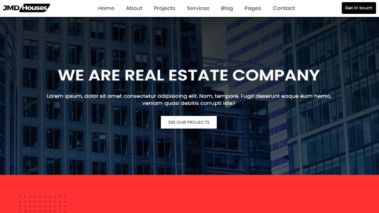 How To Make Website Using HTML And CSS | Website Design With HTML And ...