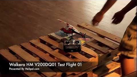 HeliPal.com - Walkera V200DQ01 Helicopter Test Flight 01