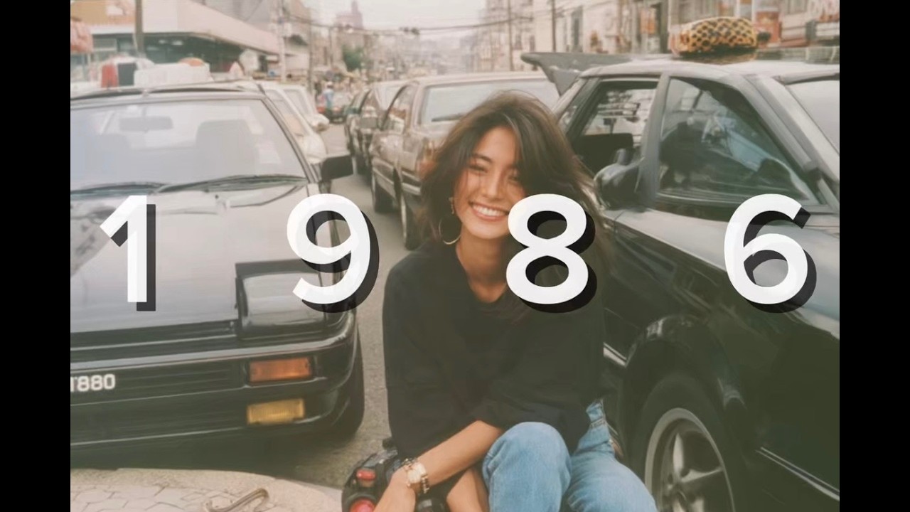 80's Japanese City Pop】A Showa Street Corner and the Hachiroku