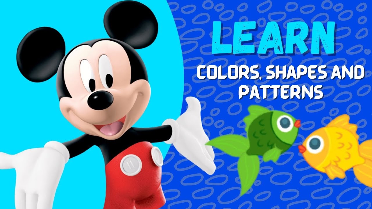 Mickey Mouse Clubhouse Toddlers Learn Colors, Shapes & Numbers