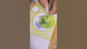 Satisfying spirograph art with asmr sounds #shorts #spirograph #satisfying #asmr #art #relaxing