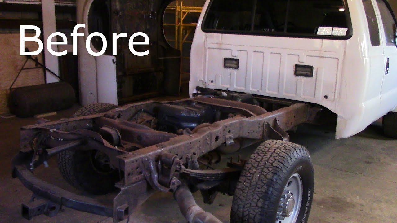 Ford F250 Frame and bed are undercoated/Update YouTube